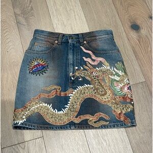 Gucci Denim Skirt